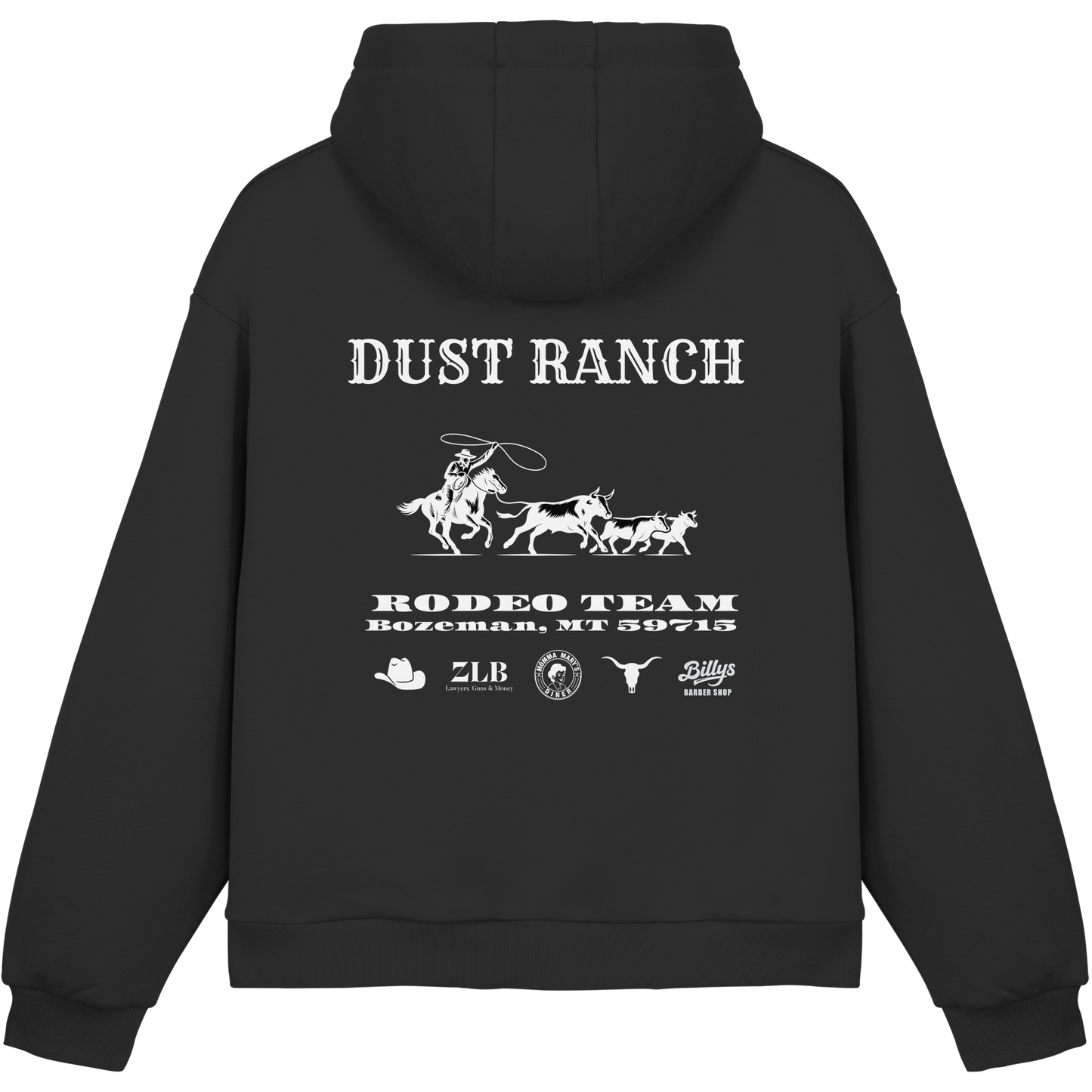 Dust & Heart Co. – Rodeo Team - Fluffy Boxcut Hoodie