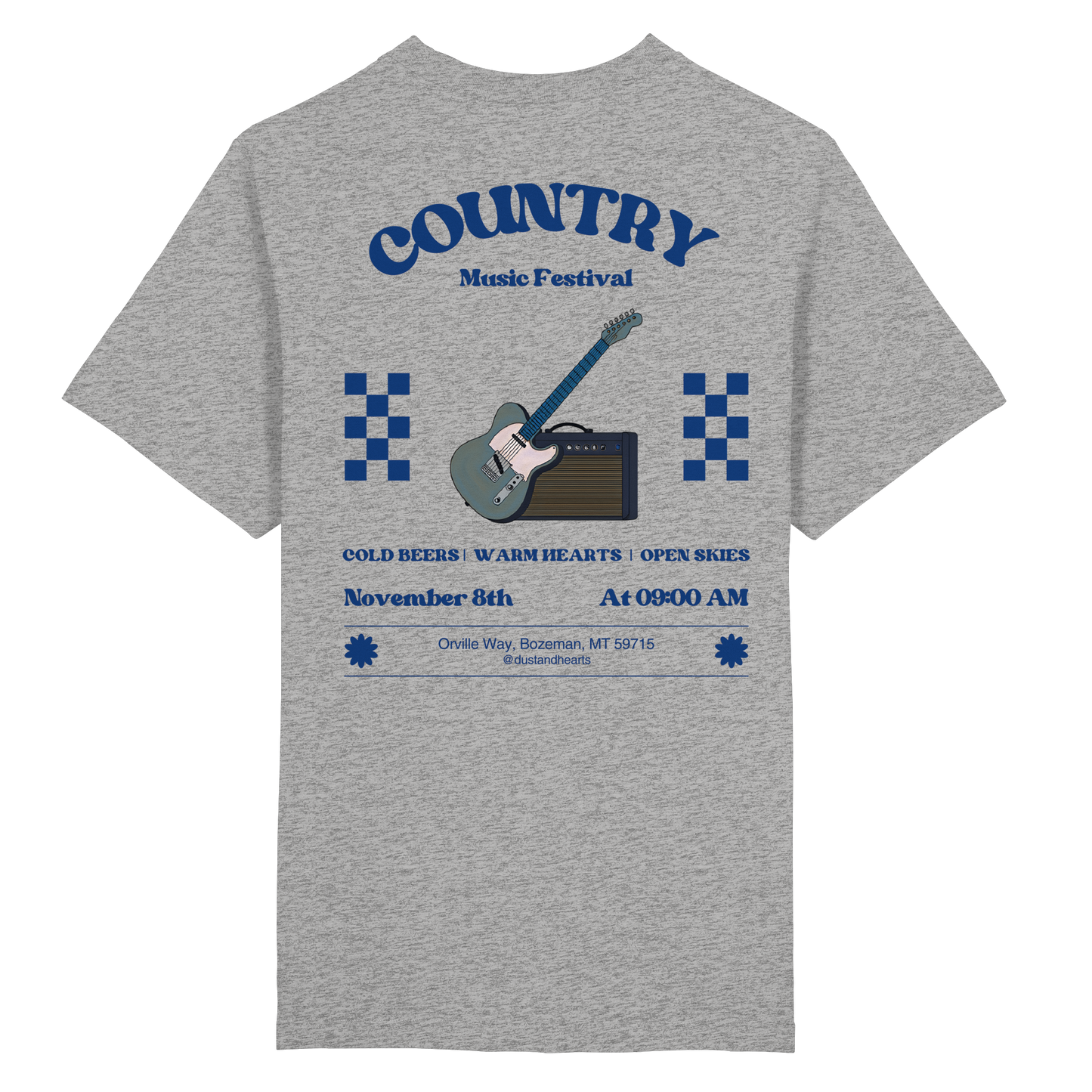 Dust & Heart Co. – Country Music Festival - Heavy Oversized Organic Shirt
