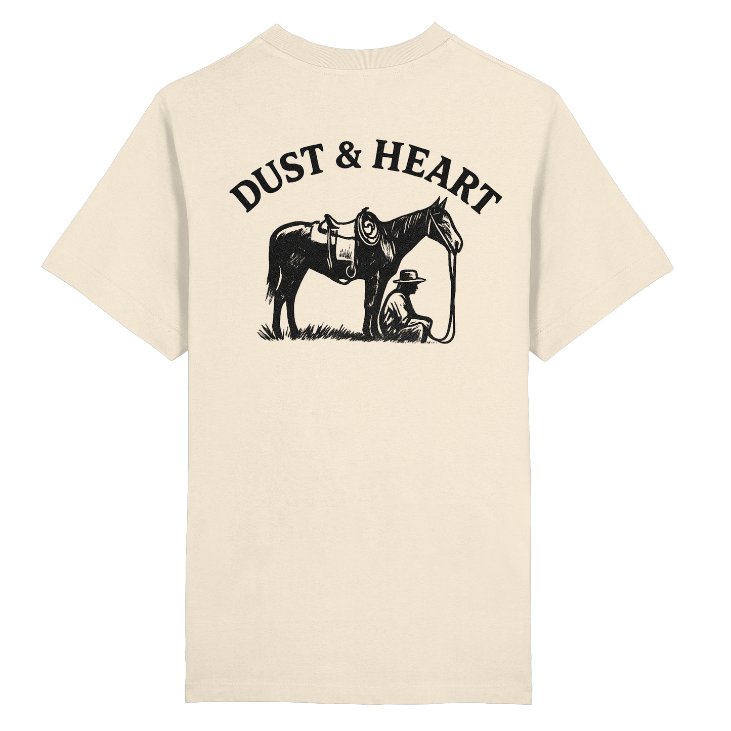 Dust & Heart Co. – Basic LOGO - Heavy Oversized Organic Shirt
