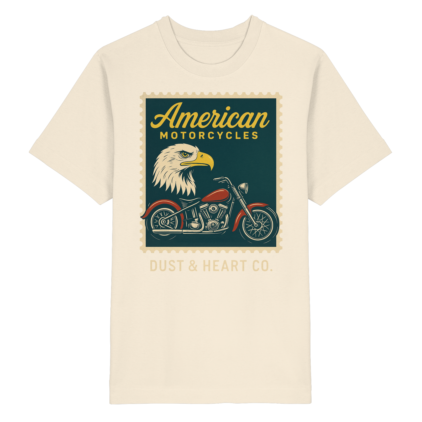 Dust & Heart Co. - American Motorcycles - Heavy Oversized Organic Shirt