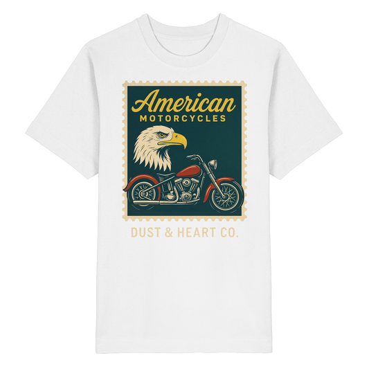 Dust & Heart Co. - American Motorcycles - Heavy Oversized Organic Shirt