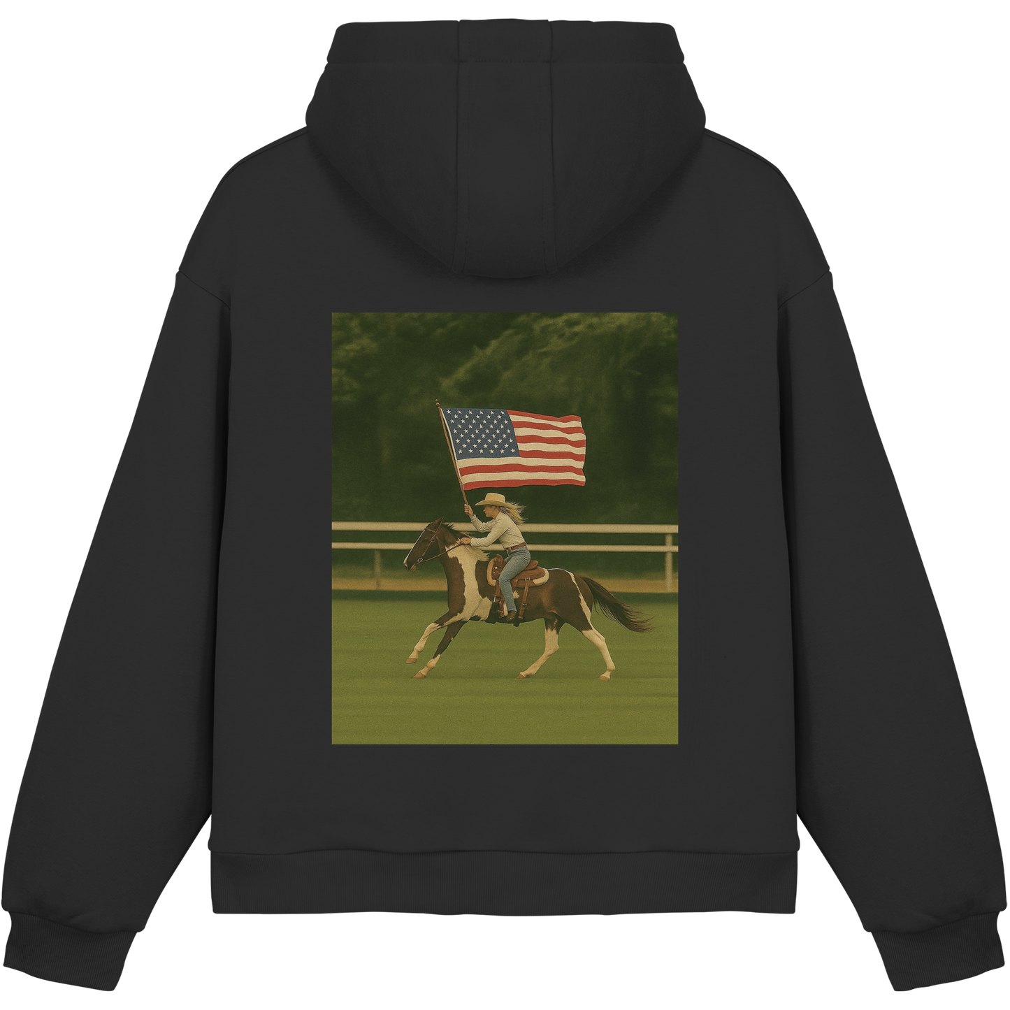 Dust & Heart Co. – Ride Free - Fluffy Boxcut Hoodie