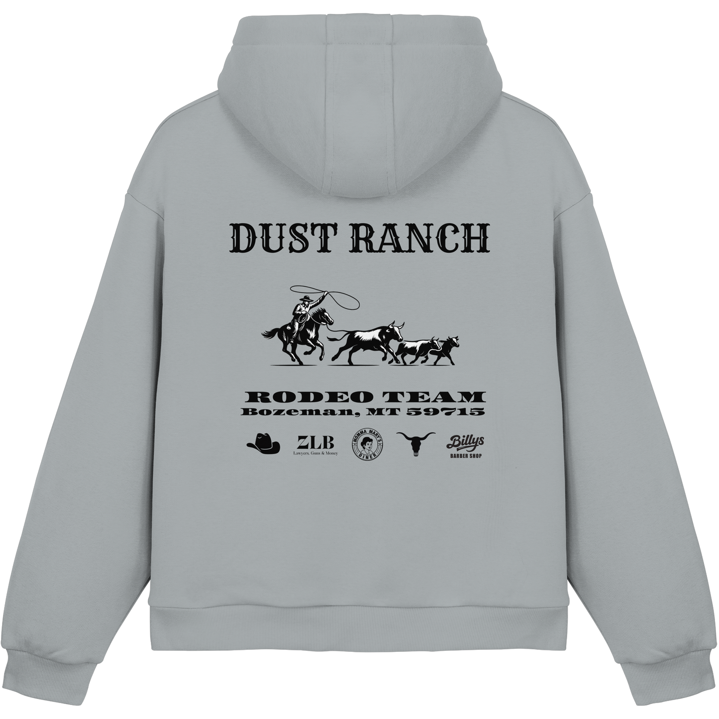 Dust & Heart Co. – Rodeo Team - Fluffy Boxcut Hoodie
