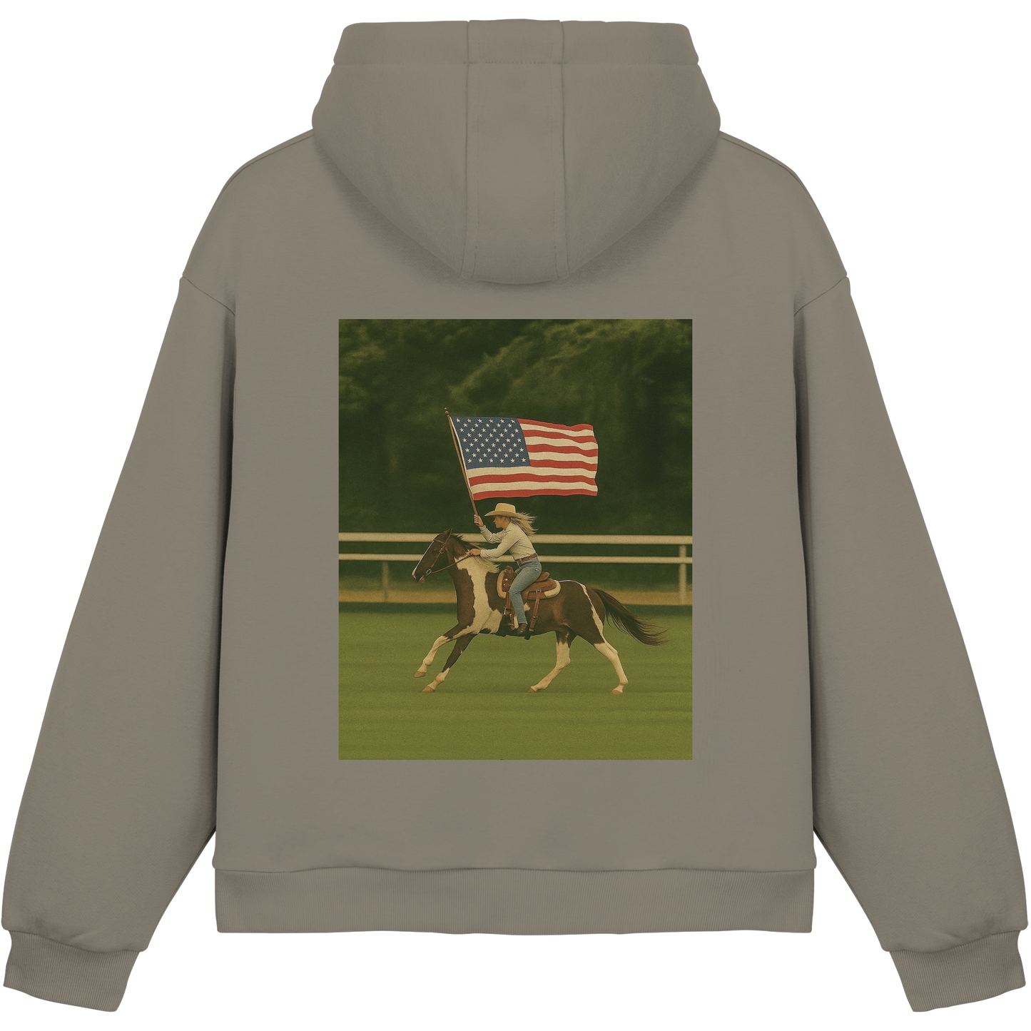 Dust & Heart Co. – Ride Free - Fluffy Boxcut Hoodie