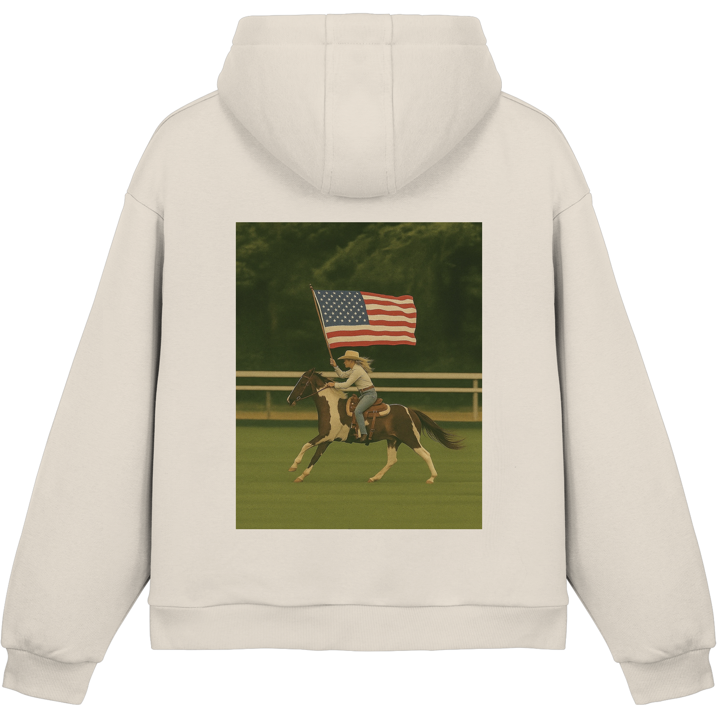 Dust & Heart Co. – Ride Free - Fluffy Boxcut Hoodie