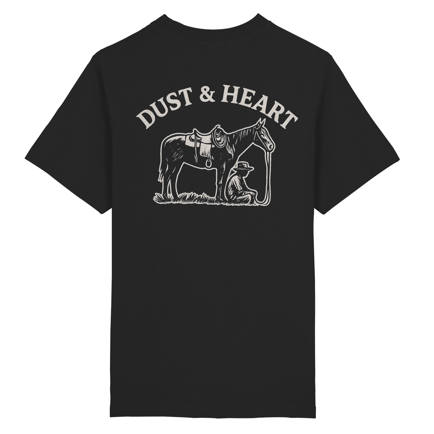 Dust & Heart Co. – Basic LOGO - Heavy Oversized Organic Shirt
