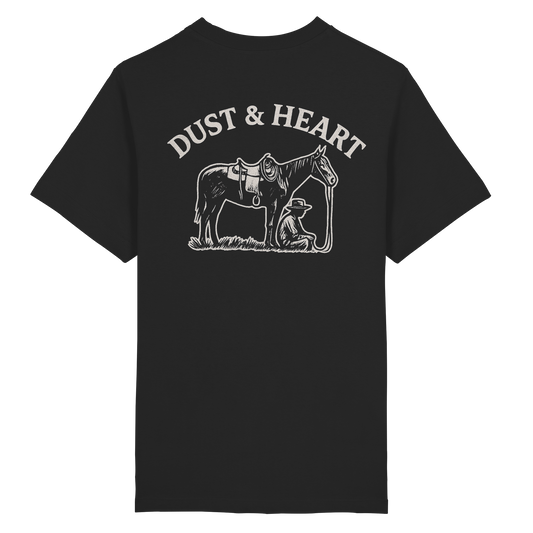 Dust & Heart Co. – Basic LOGO - Heavy Oversized Organic Shirt
