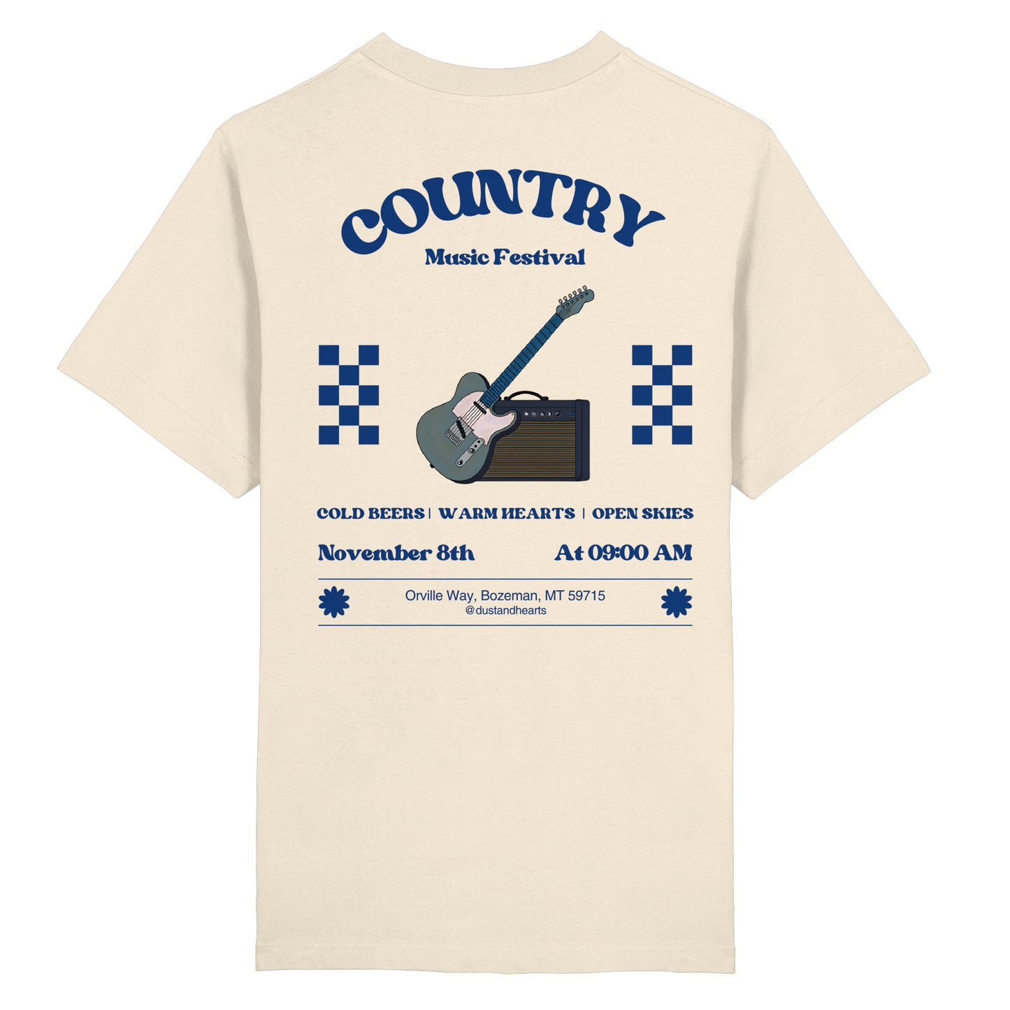 Dust & Heart Co. – Country Music Festival - Heavy Oversized Organic Shirt