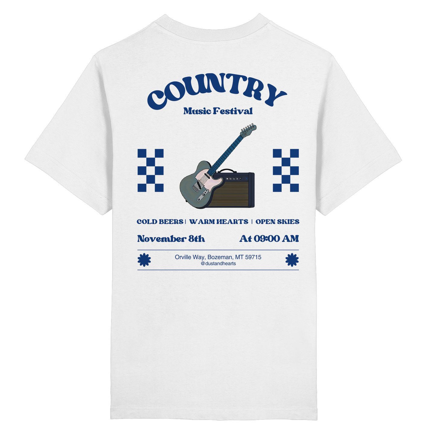 Dust & Heart Co. – Country Music Festival - Heavy Oversized Organic Shirt