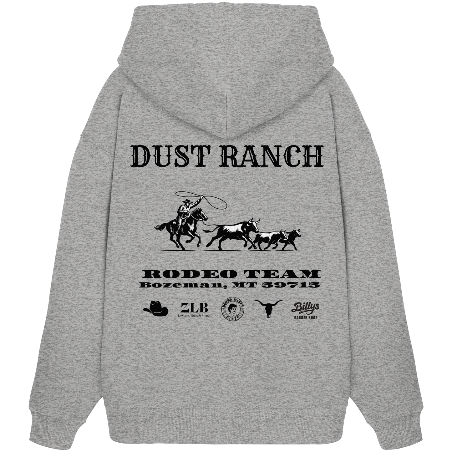 Dust & Heart Co. – Rodeo Team - Organic Oversize Hoodie
