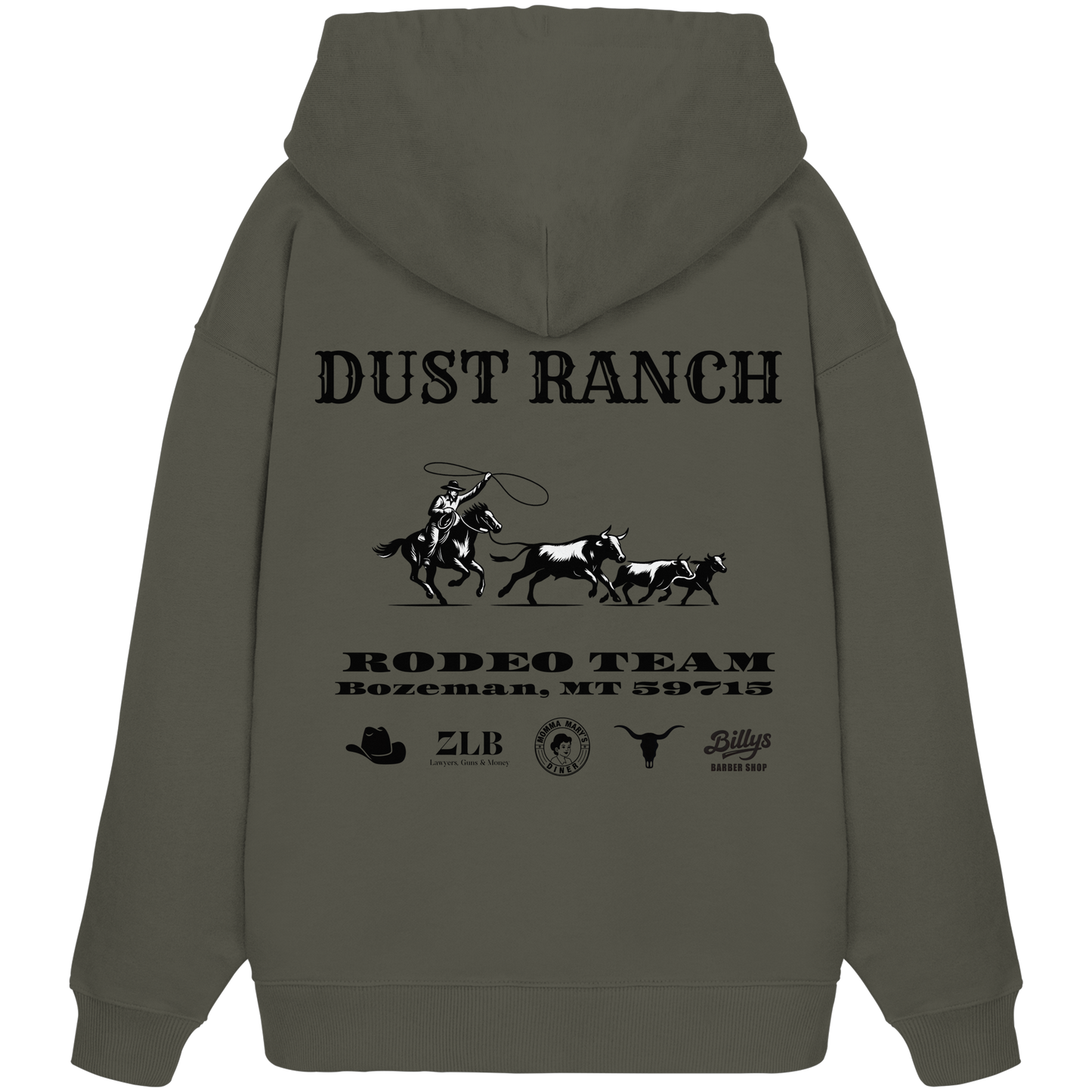 Dust & Heart Co. – Rodeo Team - Organic Oversize Hoodie