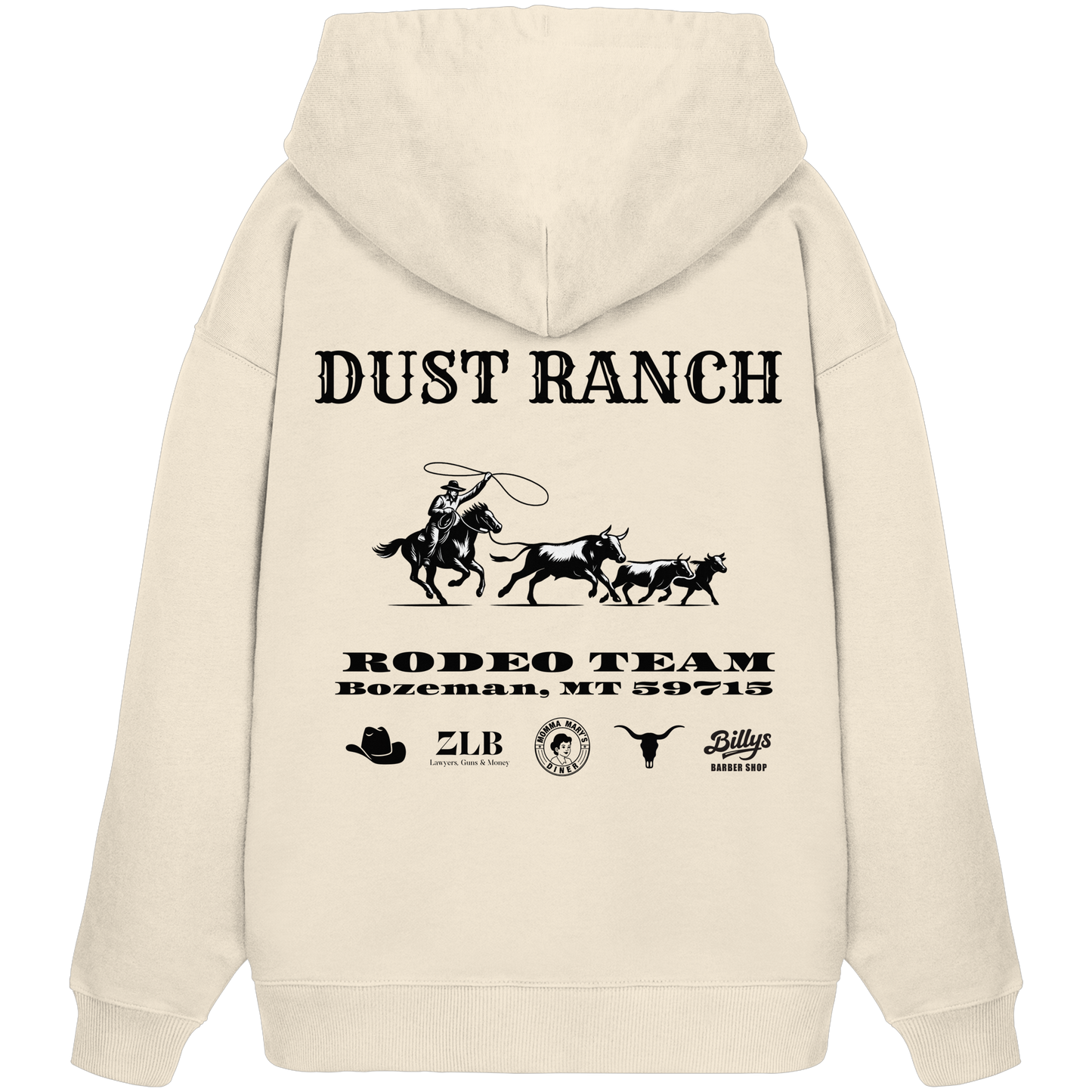 Dust & Heart Co. – Rodeo Team - Organic Oversize Hoodie