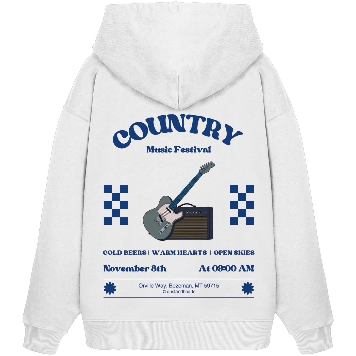 Dust & Heart Co. – Country Music Festival - Organic Oversize Hoodie