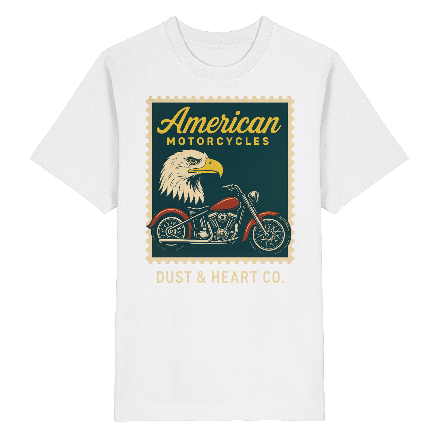 Dust & Heart Co. - American Motorcycles - Heavy Oversized Organic Shirt