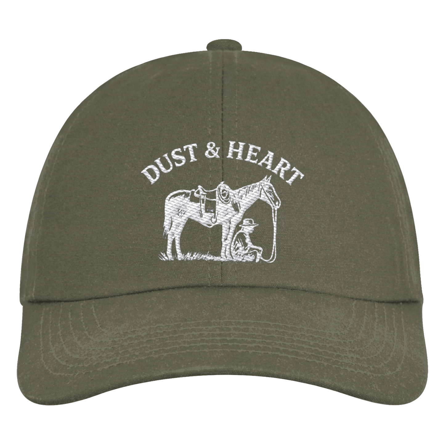 Dust & Heart – Basic LOGO - Organic 6-Panel Cap
