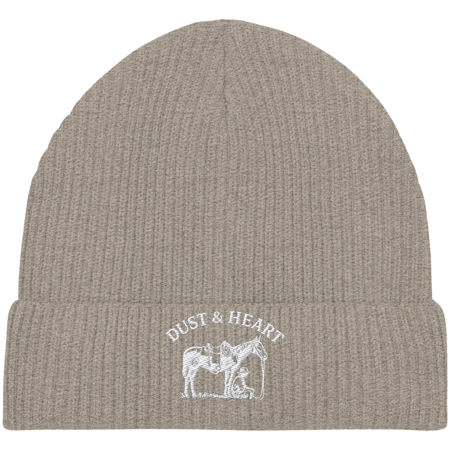 Dust & Heart – Basic LOGO - Organic Fisherman Beanie
